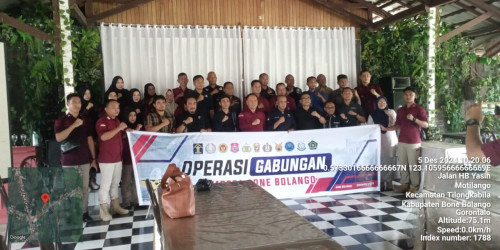 MENGGELAR OPERASI ORANG ASING GABUNGAN  IMIGRASI , TIMPORA DAN SATPOL PP KABUPATEN BONE BOLANGO