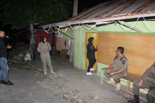 OPERASI YUSTISI GABUNGAN SATPOL PP DAN DAMKAR PROVINSI GORONTALO DAN SATPOL PP DAN DAMKAR KAB. BONE BOLANGO