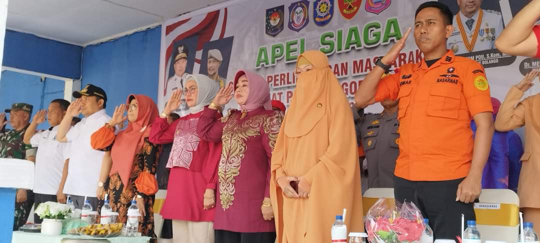 JAMBORE SATLINMAS YANG DIRANGKAIKAN DENGAN APEL SIAGA SATLINMAS TINGKAT PROVINSI GORONTALO