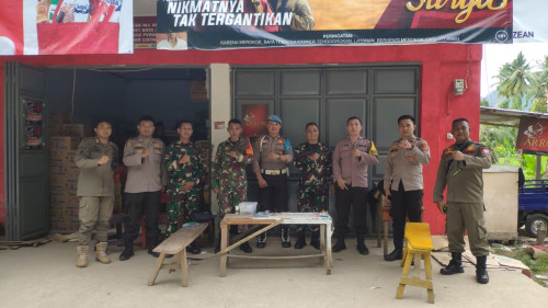 SATPOL PP KABUPATEN BONE BOLANGO MELAKSANAKAN JAGA RUTIN DI LOKASI TAMBANG SUWAWA TIMUR