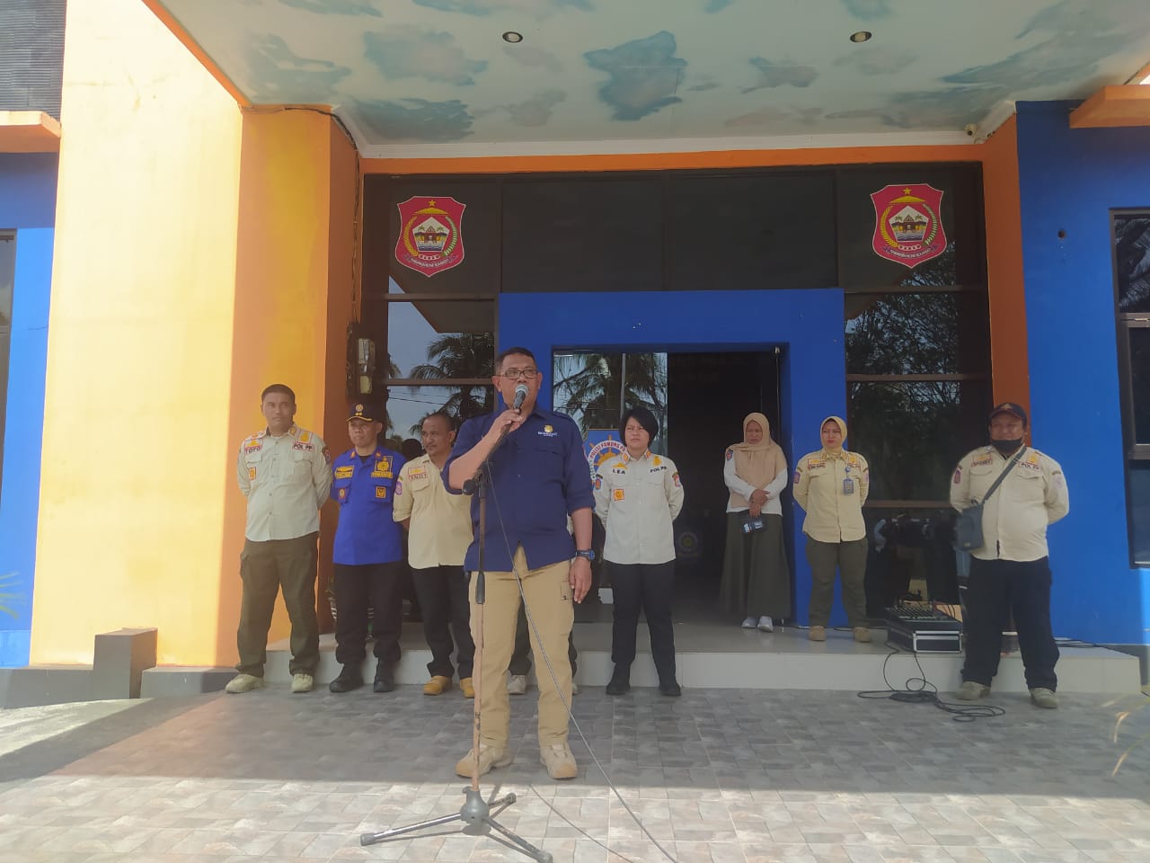 Apel Bulanan Dinas Satuan Polisi Pamong Praja dan Pemadam Kebakaran Kabupaten Bone Bolango