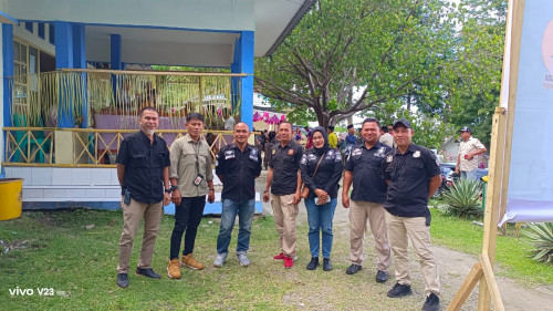 POL PP BONE BOLANGO MELAKUKAN PENGAMANAN DI GIAT O2SN DI KECAMATAN BONE PANTAI
