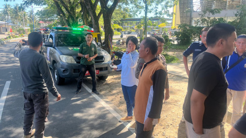 SATPOL PP DAN DAMKAR KABUPATEN BONE BOLANGO MELAKUKAN PENGAWASAN PKL